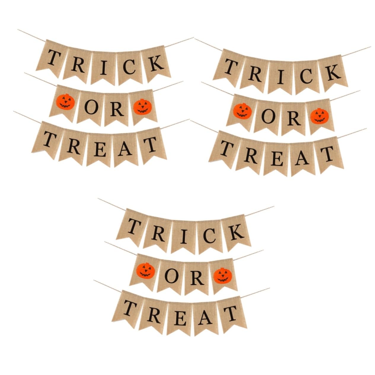 Alipis 3piezas Guirnalda De Banderines De Halloween Decoración Colgante Banners De Para Celebraciones De Halloween Interiores y Exteriores