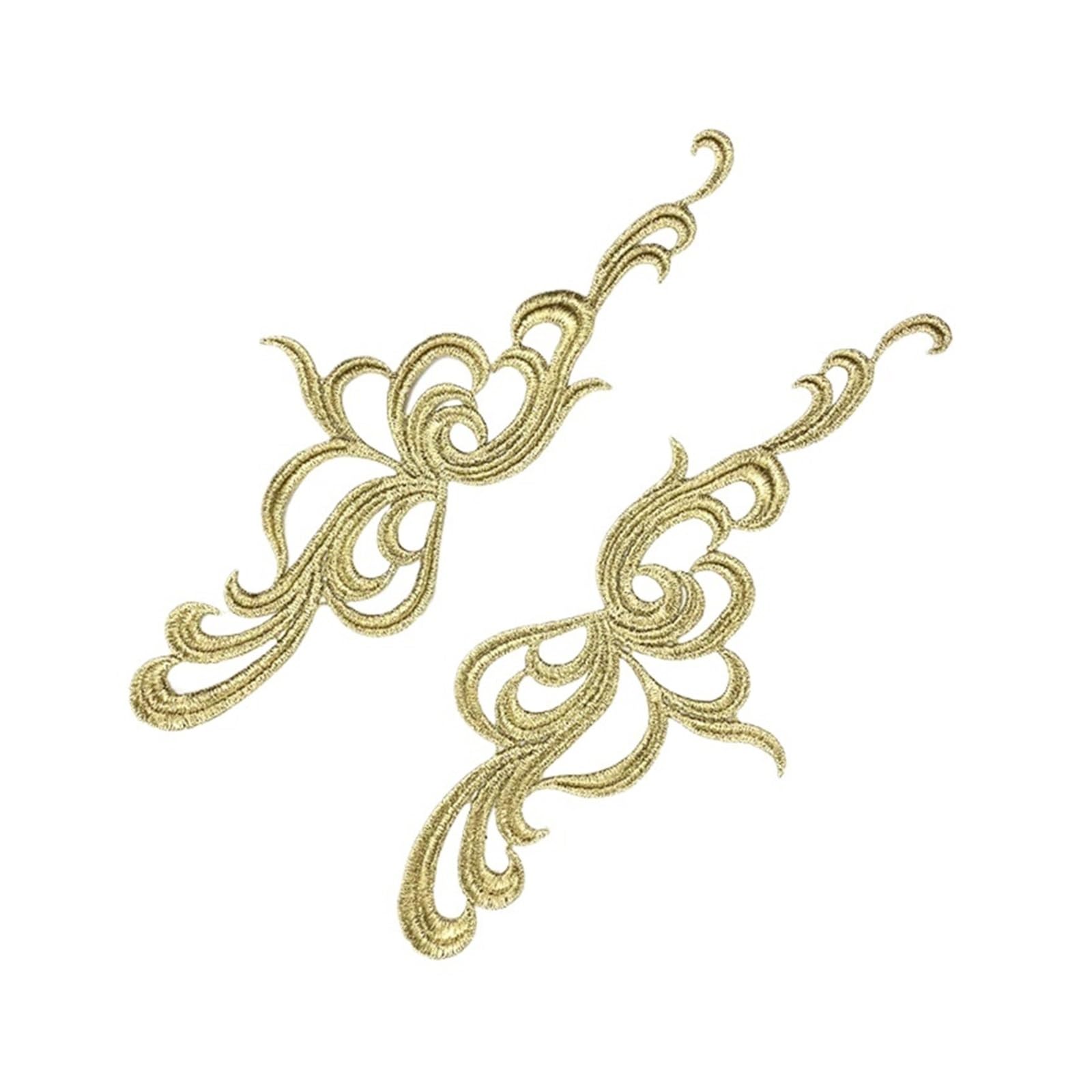 Applique en dentelle 3D brodée pour masquer un col ou sublimer une robe