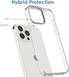 JETech Cas pour iPhone 13 Pro Max 6.7-Inch, Housse de protection téléphonique antichoc non-jaunissante, anti-rayure arrière clair (clair)