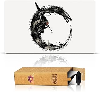 Berserk Ouroboros - 24x14 Stitched MTG Playmat | Art by Anato Finnstark. Non-Slip Rubber Base. Compatible with Magic The Gathering TCG. Durable Tabletop Desk Protection.