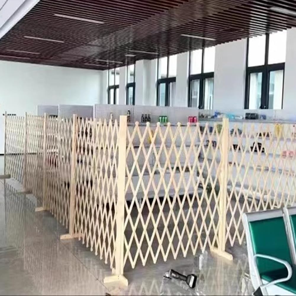 Divisorio in legno per giardino, divisorio per la privacy per esterni (32-210 cm x 120 cm x 35 cm) per elegante decorazione da cortile e patio, durevole e versatile