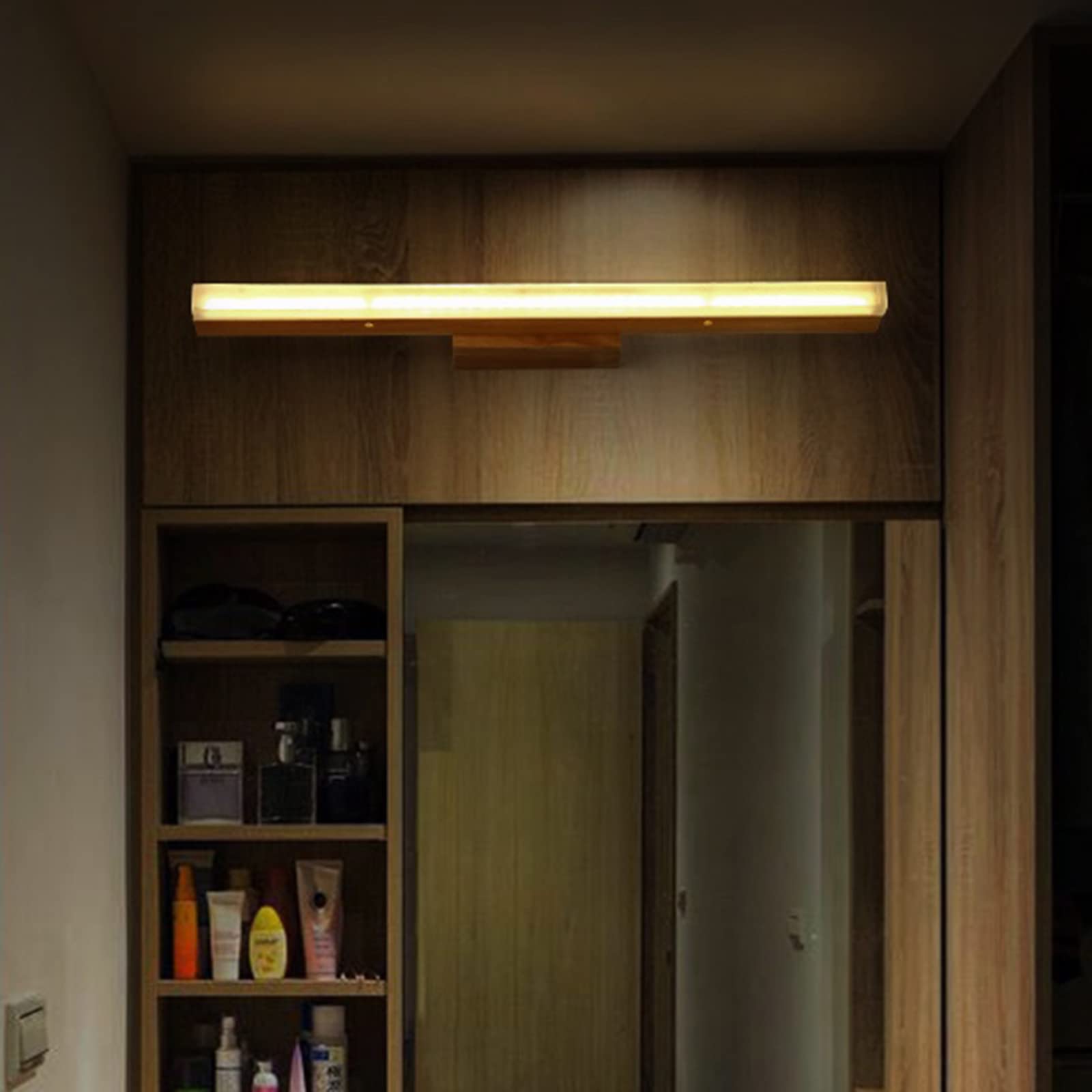 Wasserdichte Badezimmer-Spiegelleuchte, kreative Wandlampe für Make-up, Schlafzimmer und Ankleidezimmer, 41 cm, modernes Design, einfache Installation