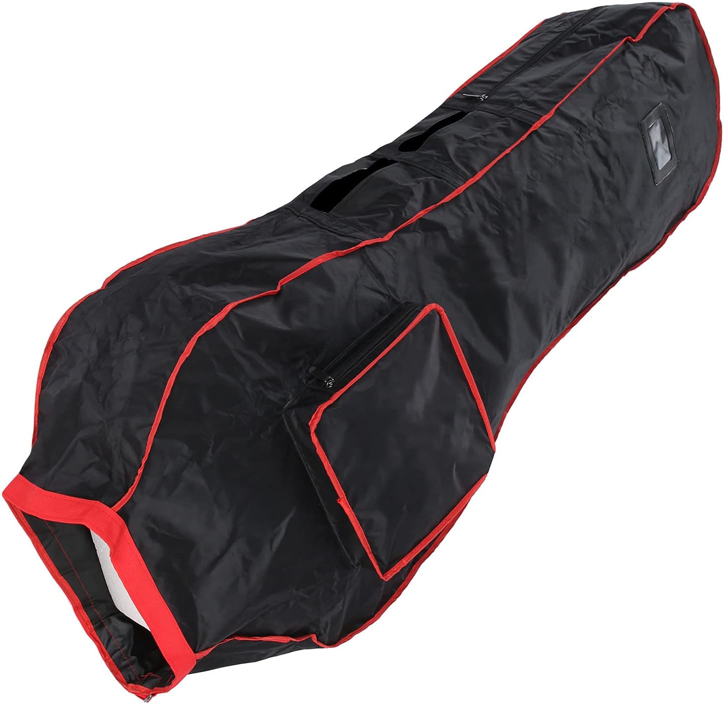 Alomejor Bag Rain Protection Cover Convenient FullOpen Zipper Design Sturdy Black for Pole Bag
