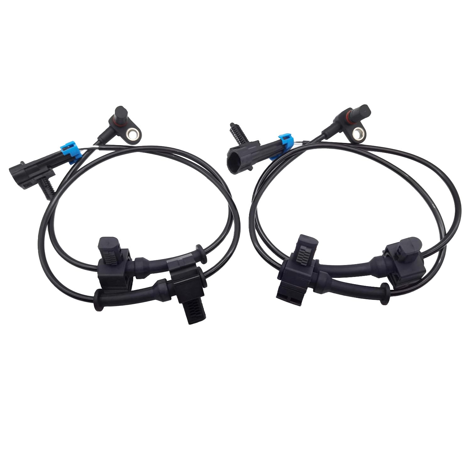 Rear ABS Wheel Speed Sensor Left & Right for 07-13 Chevy Silverado 1500 2500 3500 Cheyenne, GMC Sierra, Rear Driver Passenger Side Replaces 20938121
