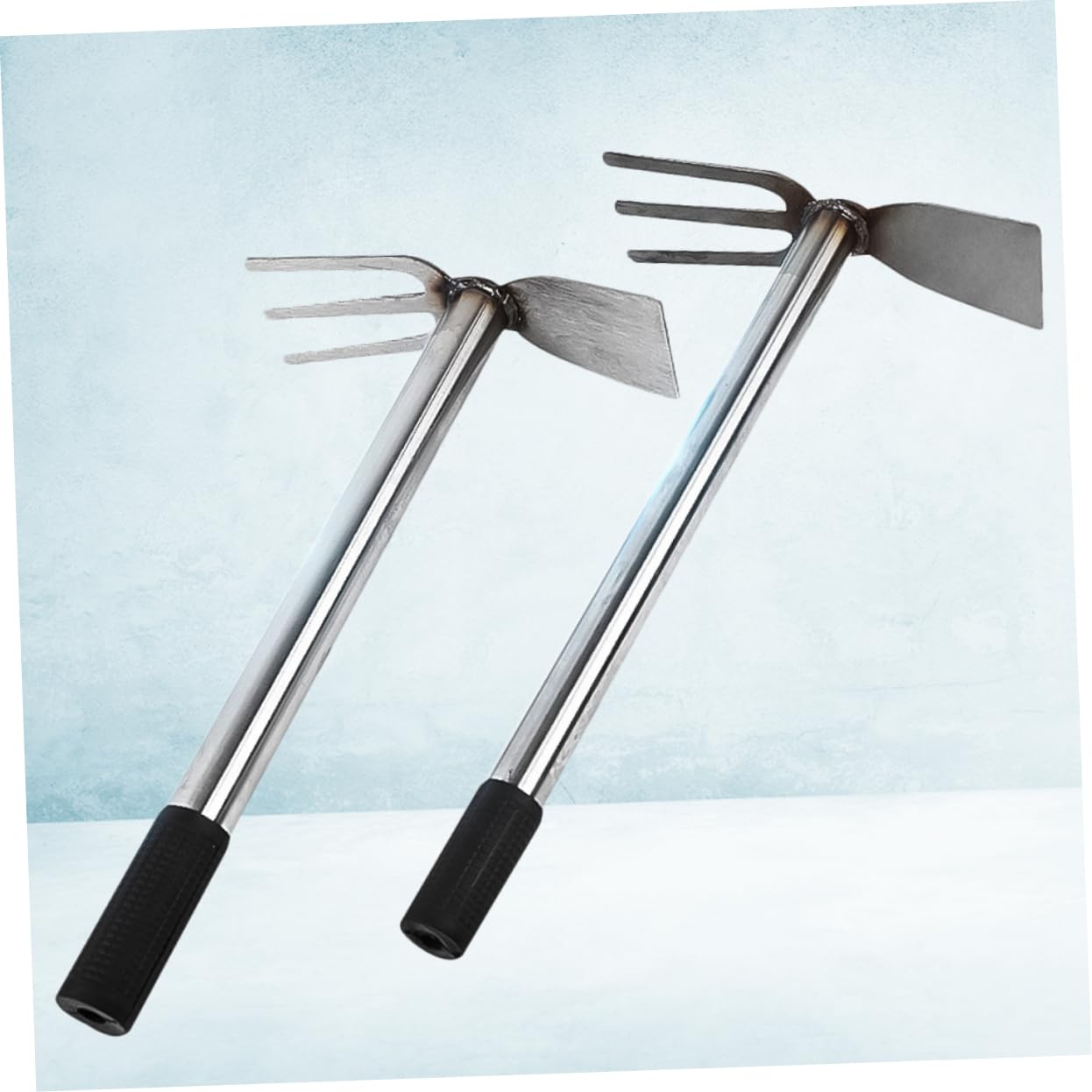YARNOW 2 Piezas Azada de Jardinería de Doble Uso Herramienta Manual para Cultivo Azada de Jardín para Búsqueda de Objetos