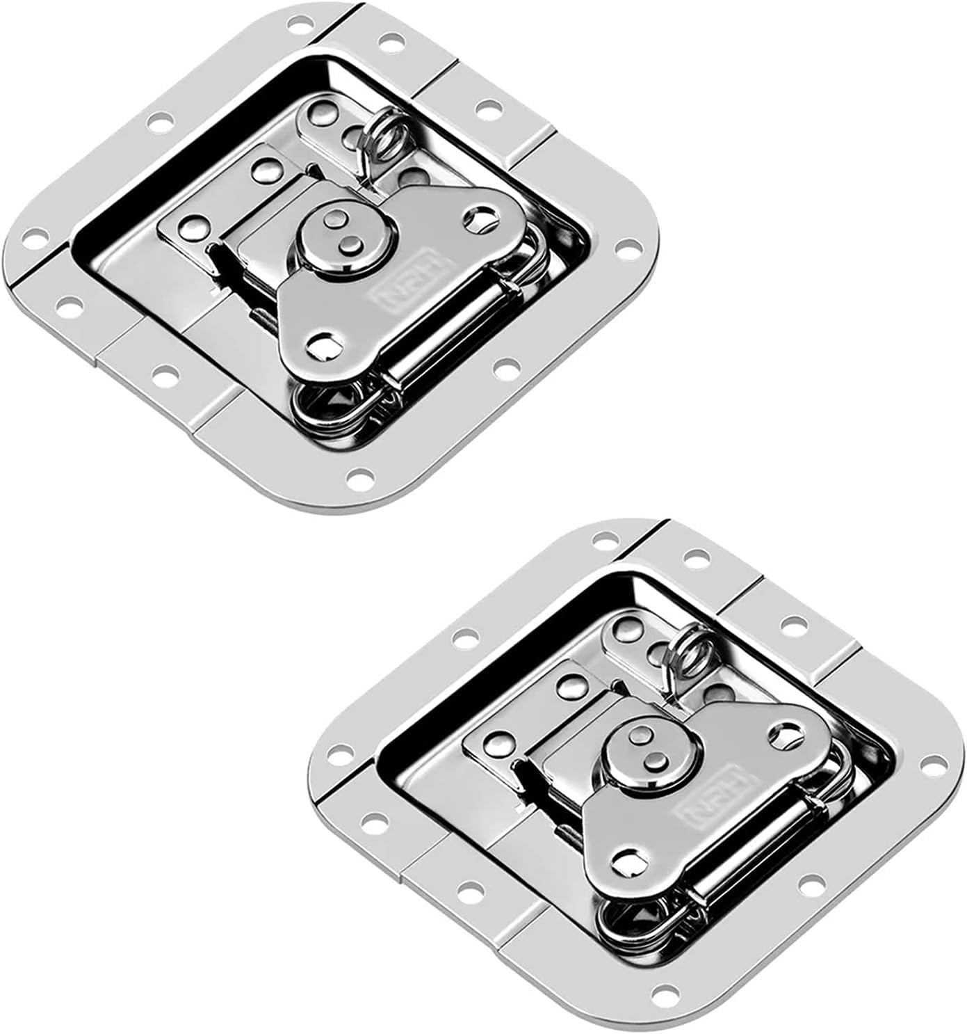 Fermoir flight case avec serrure de boîte de moraillons en métal pour armoire - 2x