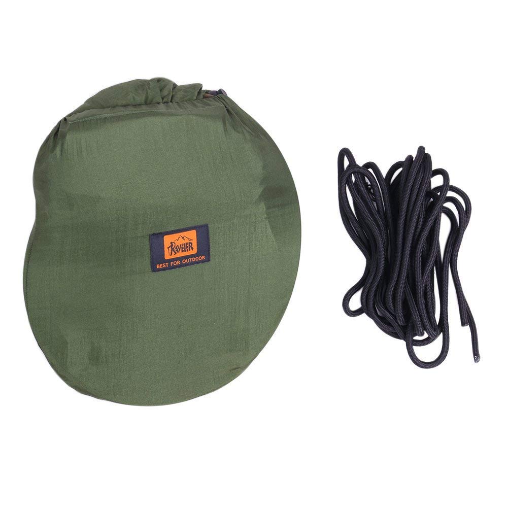 Hamac moustiquaire de jardin voyage extérieur vert armée 250x120 cm