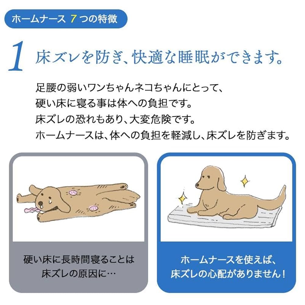 ホームナースペット　マットレス　Mサイズ 犬用介護用品）ホームナース（高機能リラックスマット）M（62264