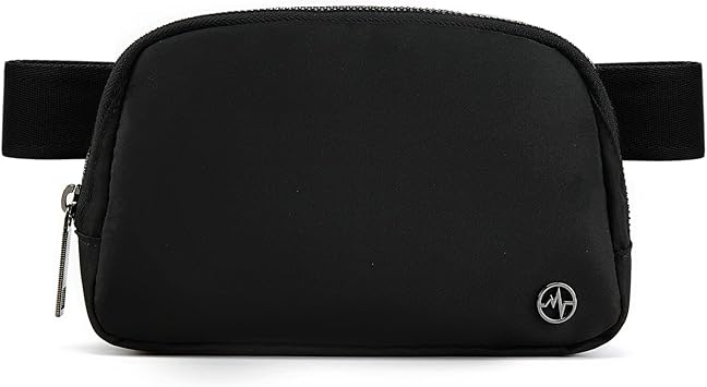 Everywhere Belt Bag, Pander RPET Polyester Fanny Pack Bum Bag Crossbody Bags for Women Designer (Black Polyester, US)2