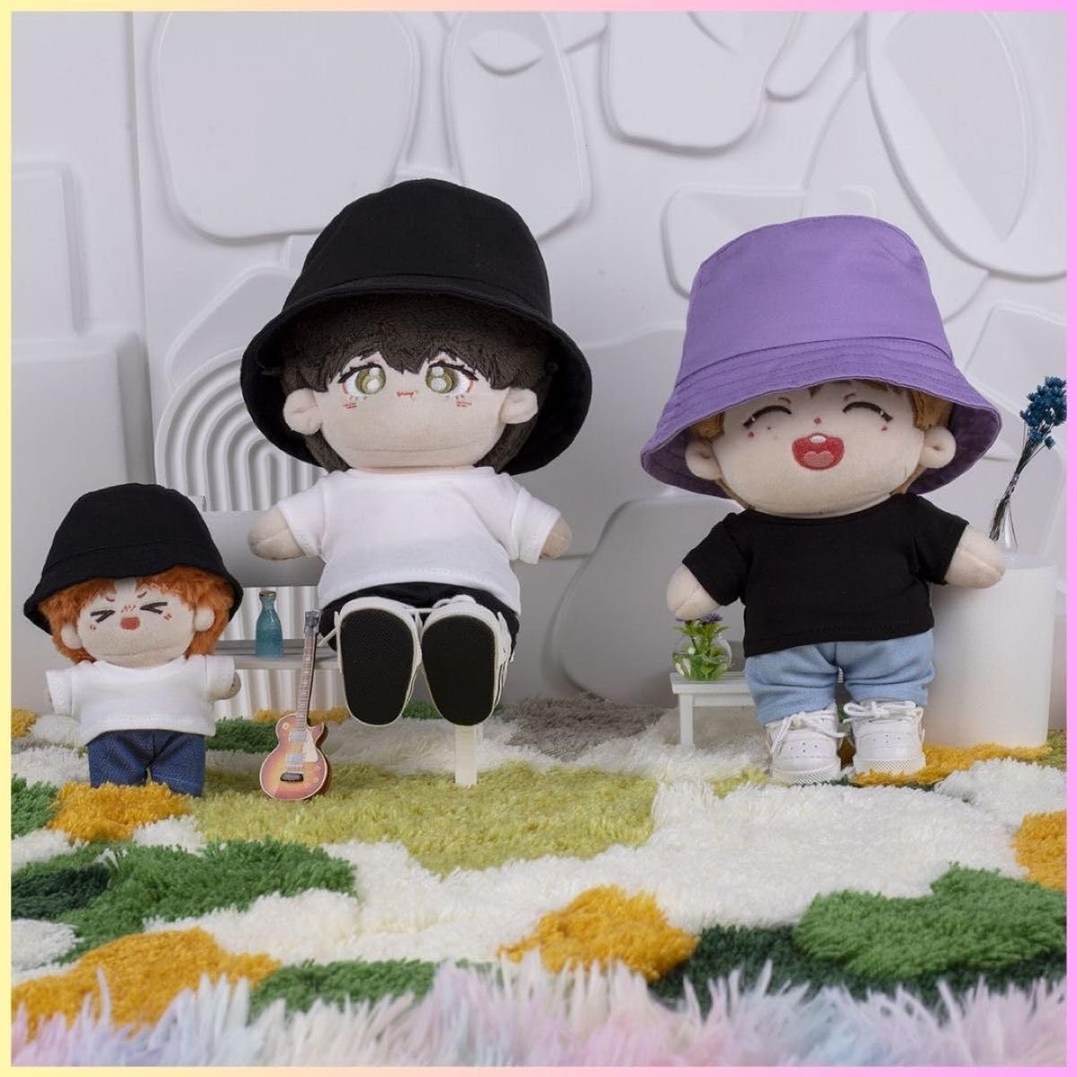 Amazon.co.jp: ◎ ぬいぐるみ 帽子 ぬい小物 ぬい服 バケットハット
