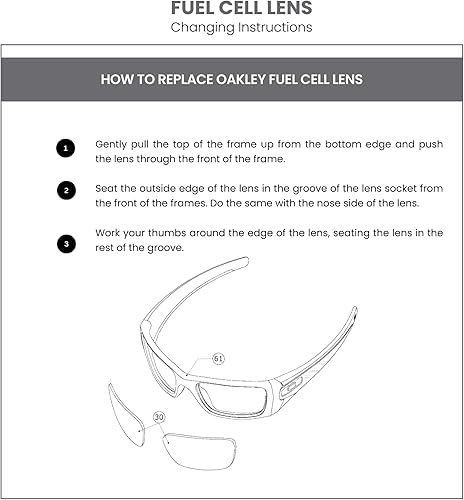 Miniatura 5 de OAKLEY Original Fuel Cell OO9096 Replacement Lenses For Men For Women+ Bundle Microfiber Pouch -FRAMES NOT INCLUDED