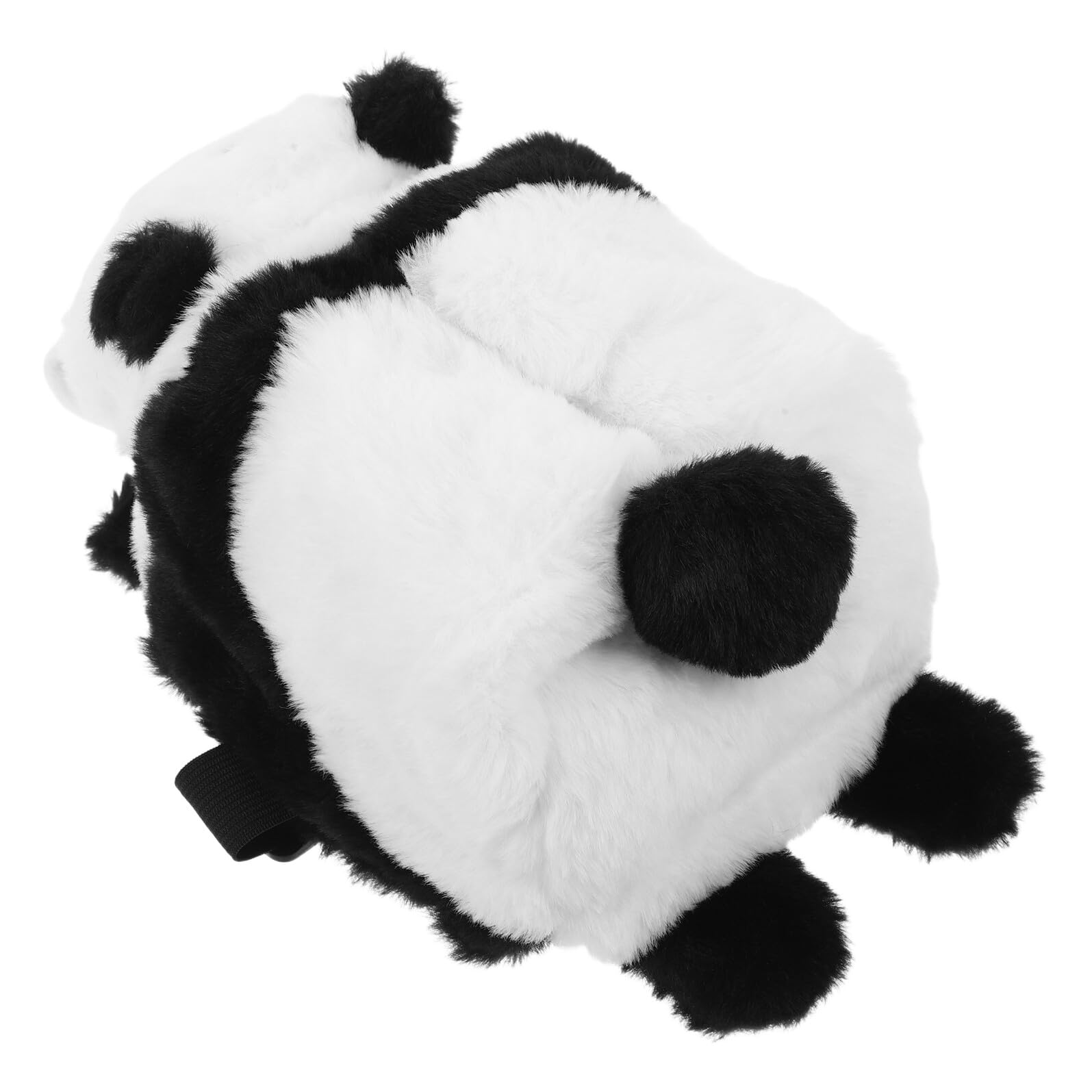Boîte à mouchoirs panda en peluche doux pour accoudoir central de voiture