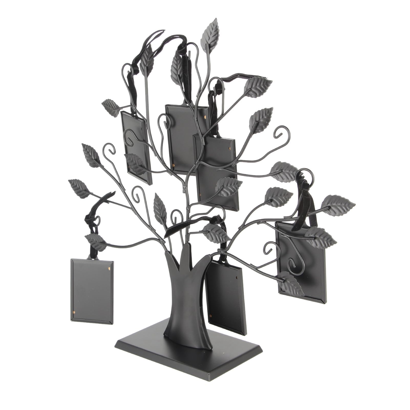 Arbre D'affichage de Photos de Famille avec 6/12 Cadres de Photo, Décoration de Table en Métal pour les Proches (Petit Avec 6 cadres photo de 6,4 * 4,6 cm)