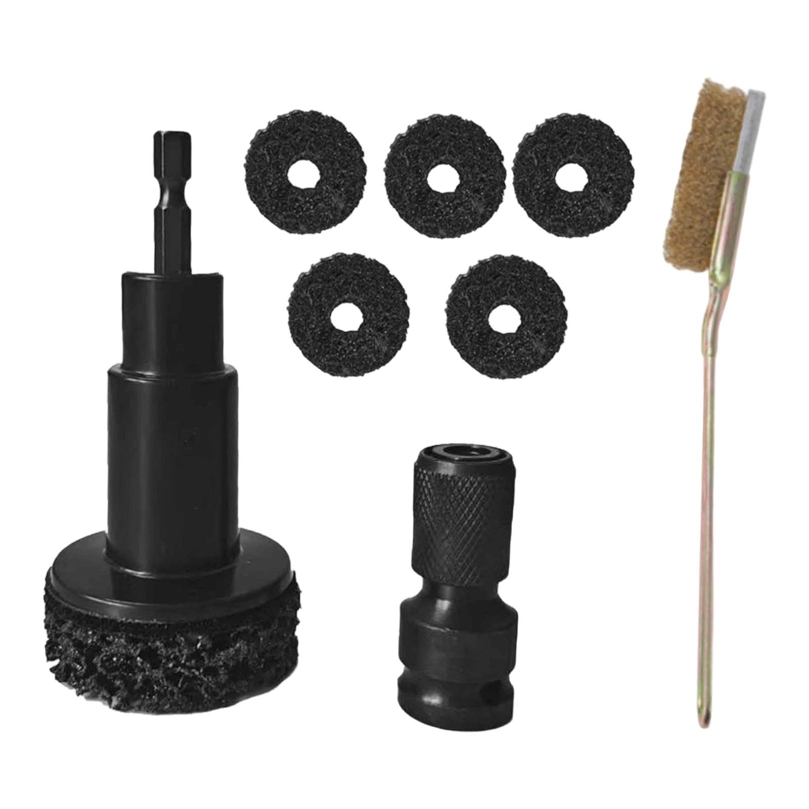 Wheel Rust Removal Tool Fits Power Drill Professional Wheel Hub Cleaning Kit Black with Brush|Motors|Automotive Tools & Supplies|Automotive Care & Detailing|Wheel/Tire Cleaners & Polishes-image-44