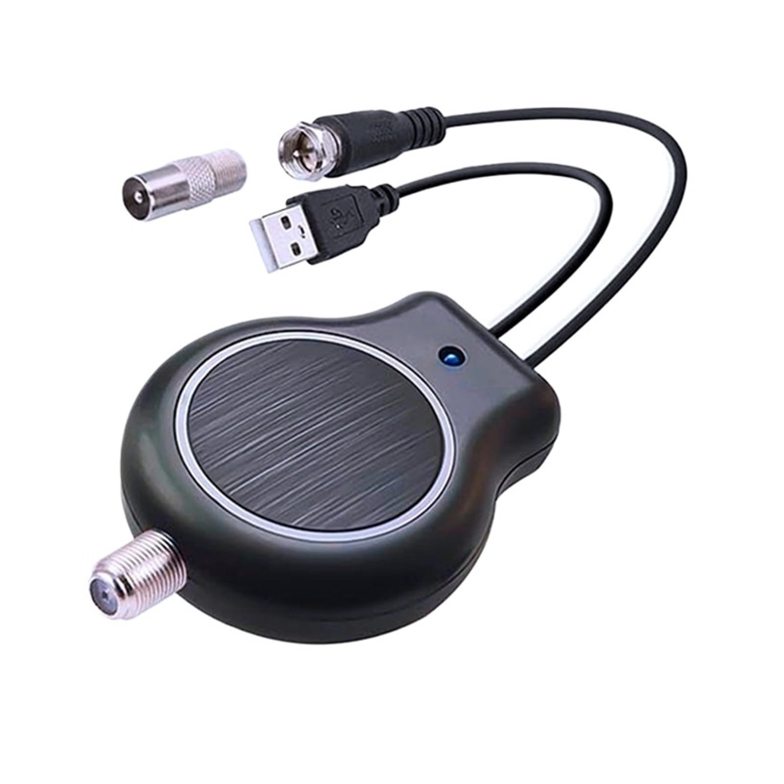 Amplificador De Señal Instalación Rápida For Exteriores O Interiores HDTV Digital HD FM DVB Alimentado Por USB 32DBI Cobertura más amplia