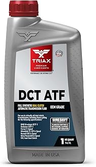 TRIAX DCT ATF - Full Synthetic Dual Clutch Automatic Transmission Fluid - OEM Grade - Compatible with Direct Shift Gearboxes and Dual Clutch Transmissions (1 Quart)