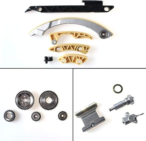 Miniatura 7 de Kit de cadena de distribución Ecotec 2.4 12680750 para 2010-2015 Chevy Equinox, GMC Terrain, Buick Verano, Pontiac, Saab, Saturn 2.0 2.2 2.4L.