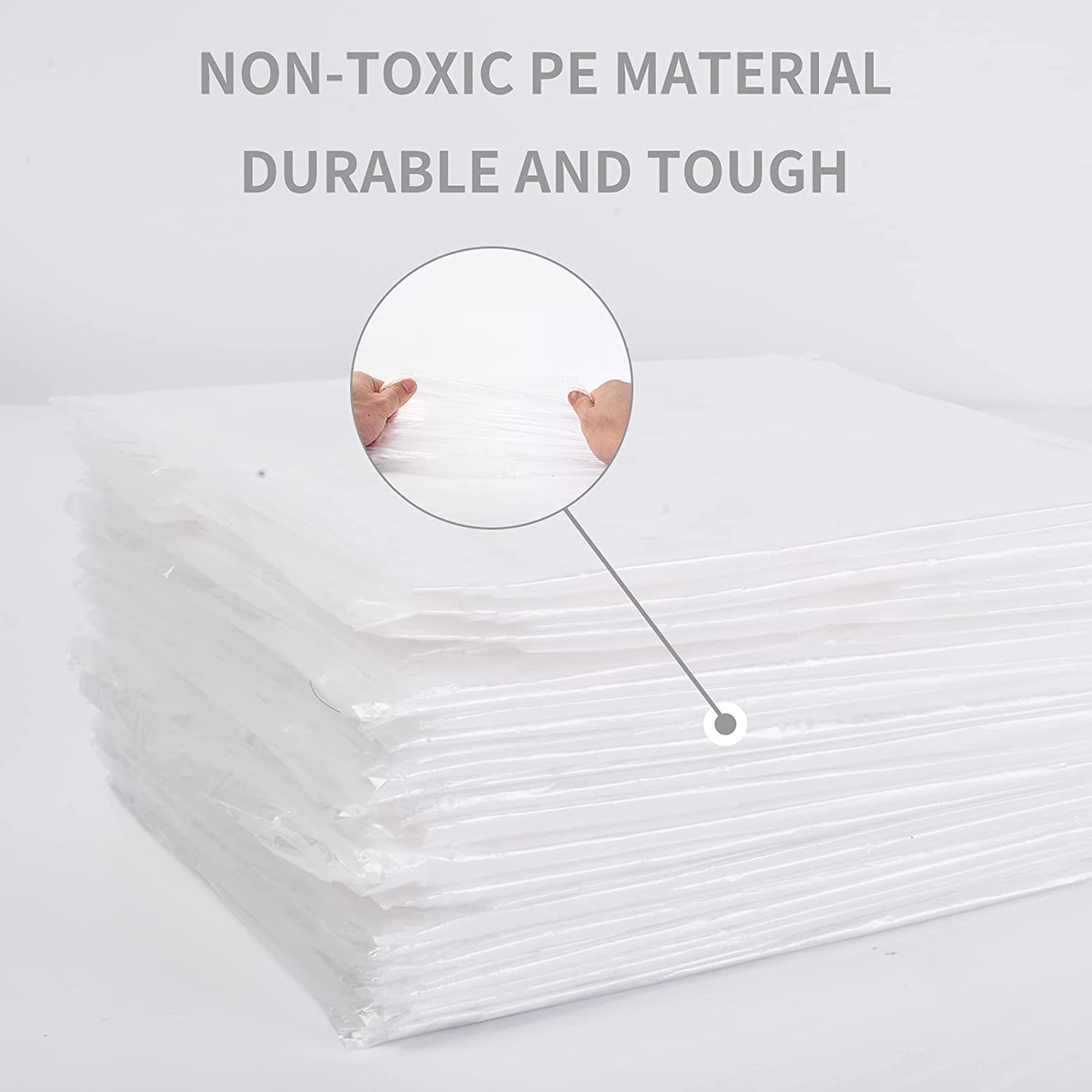 Forros De Manta De Sauna Desechables De Plástico para Envolver El Cuerpo, Bolsas De Plástico para Sauna, 50 Piezas De 86 X 47 Pulgadas, Láminas De Plástico para Envoltura Corporal, Accesorios De Man