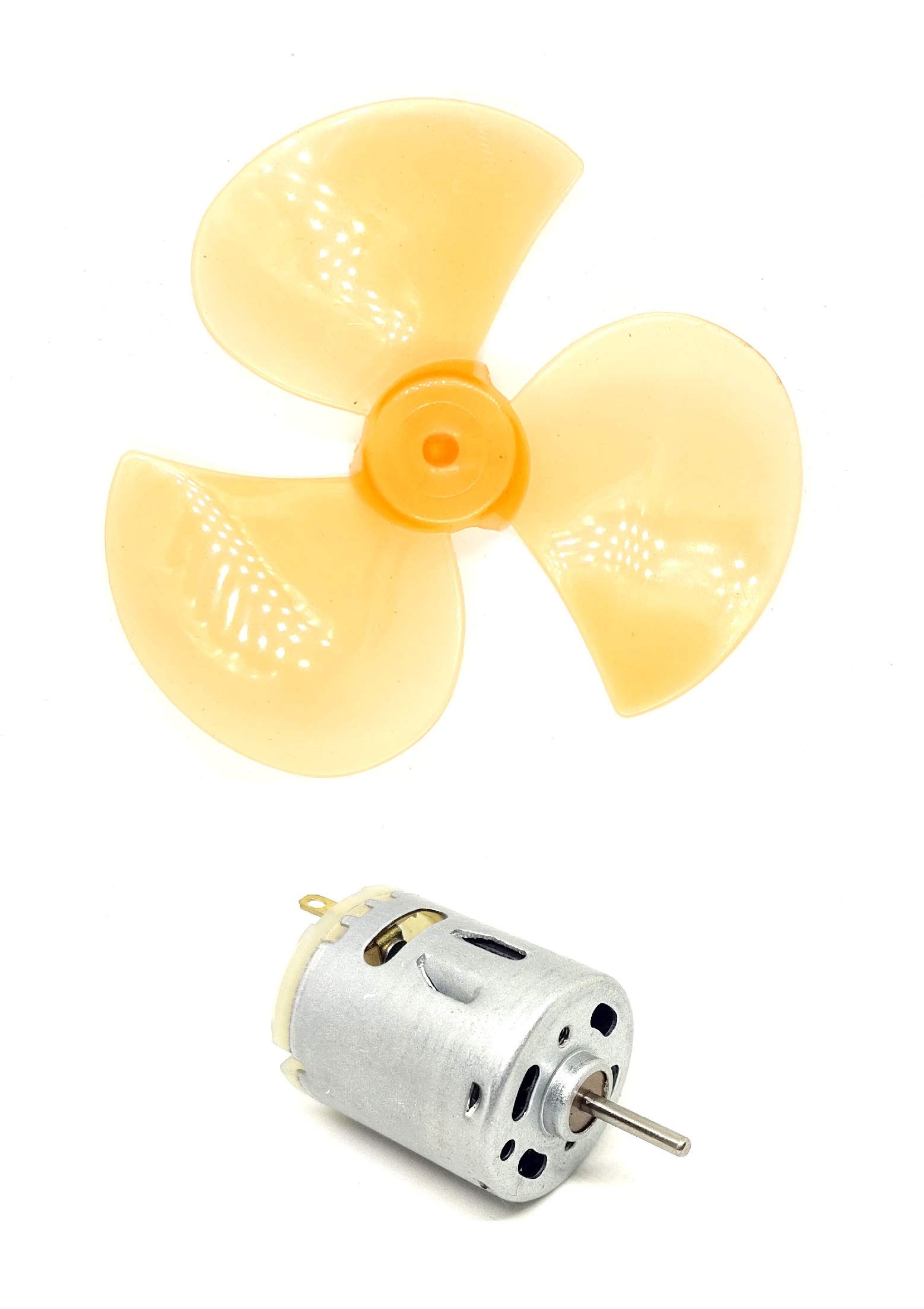 INVENTO 1Pcs 6V - 12V DC Toy Hobby DC Motor 27x33mm + 6 inch 3 Blade Fan Propeller Prop fit for 2.3mm Shaft DC Motor Hobby DIY Science Projects (B08BX9SJ8P) Amazon Price History, Amazon Price Tracker