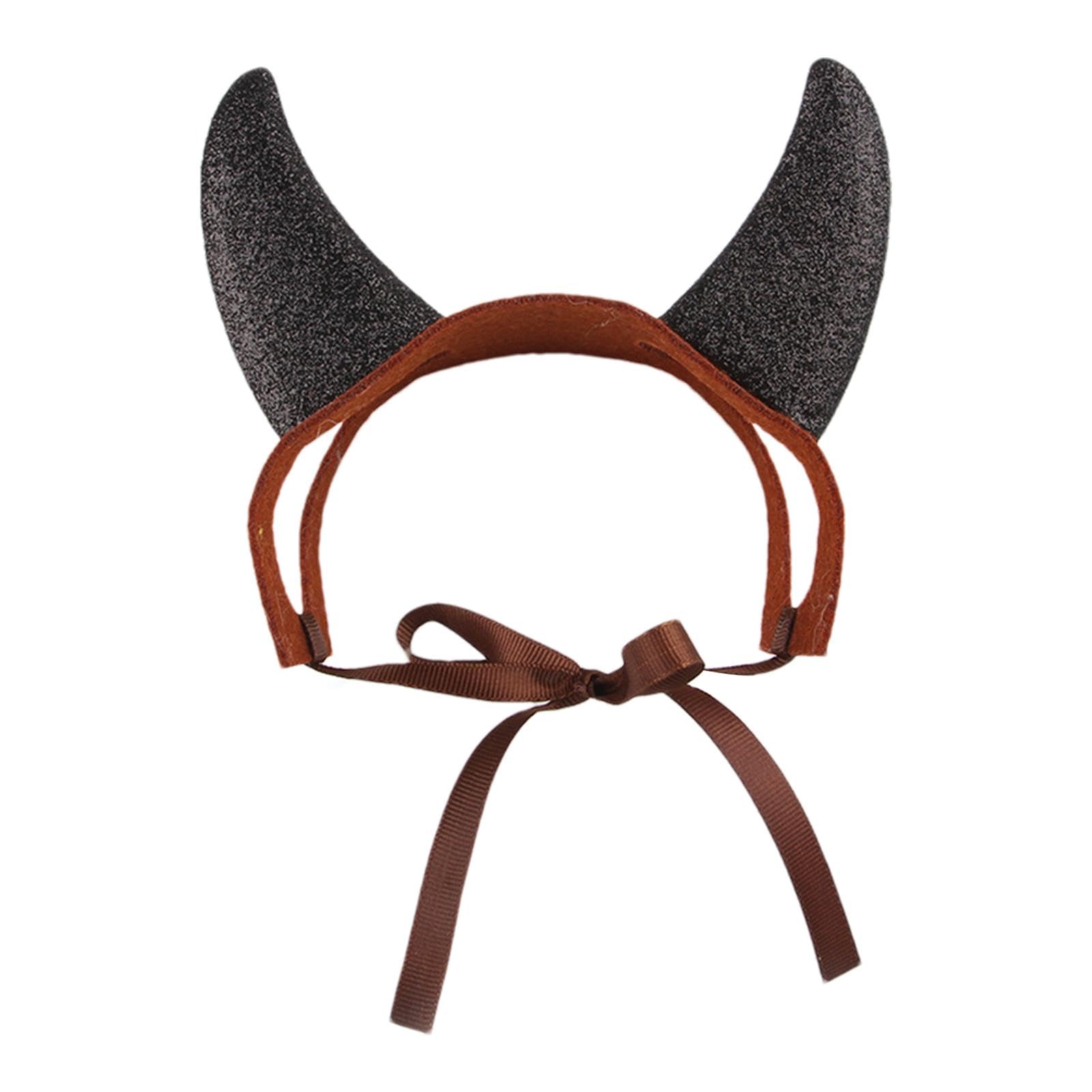 Disfraz de Halloween para mascotas, disfraz de cosplay para mascotas, disfraz de diablo para perros y gatos, capucha sin solapa para mascotas, orejas de diablo para invierno