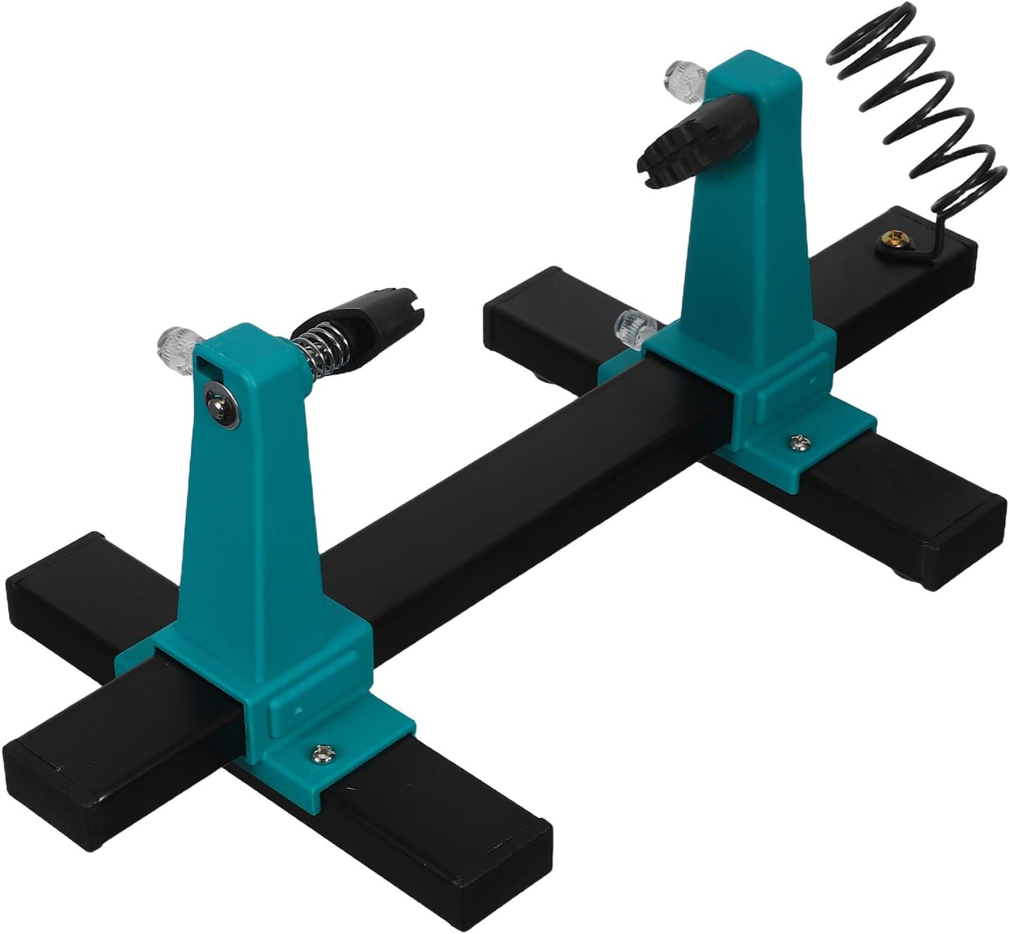 Adjustable Pcb Holder Stand with Rotating Clamp, Multifunctional Circuit Board Soldering Repair Tool Fixture with Stable Base for Electronics Maintenance