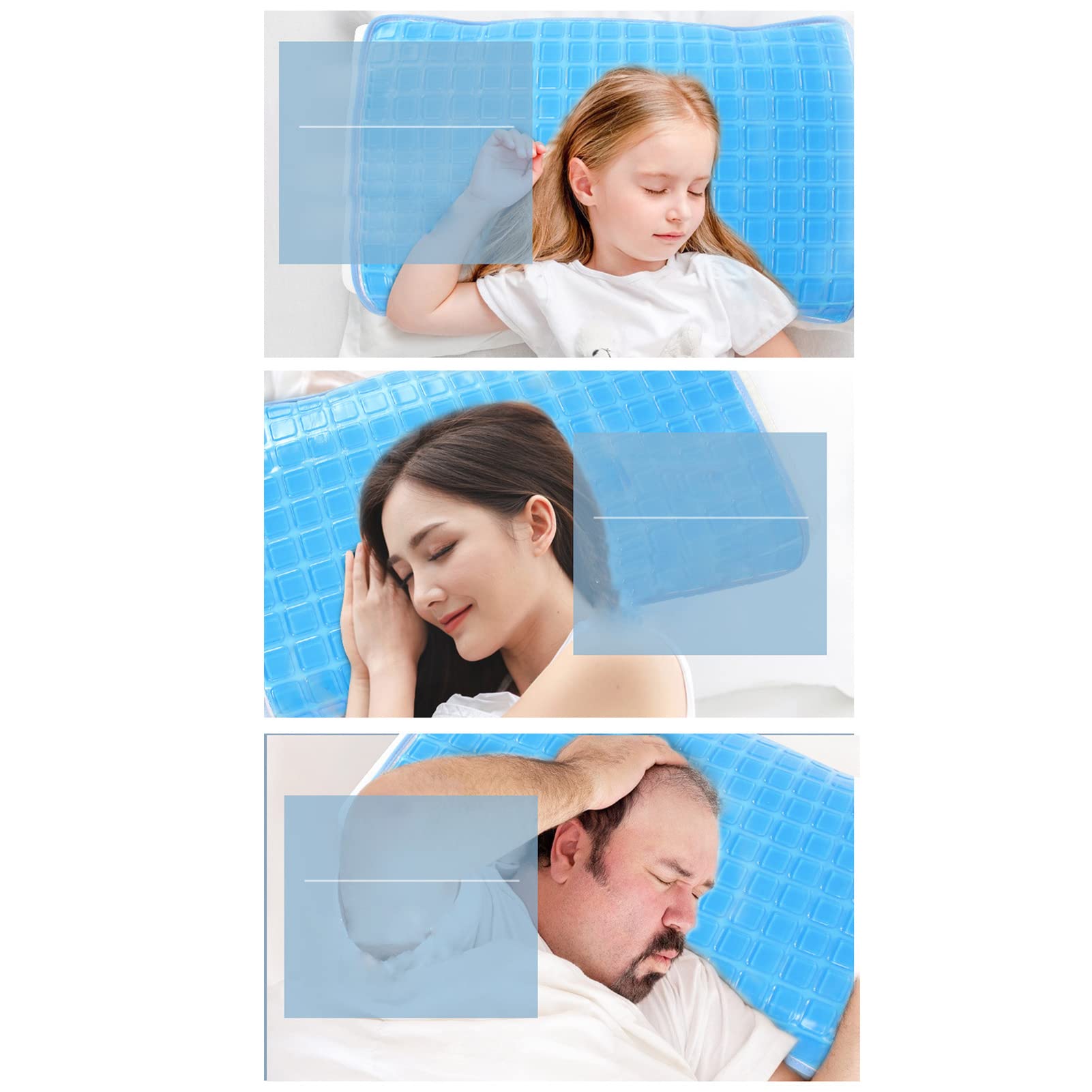 Dioche Chilipad CCooling Gel-Kissenmatte – Weich, Flexibel, Kissen für Zuhause und Schönheitssalon | Quadratische Form, 58x40 cm