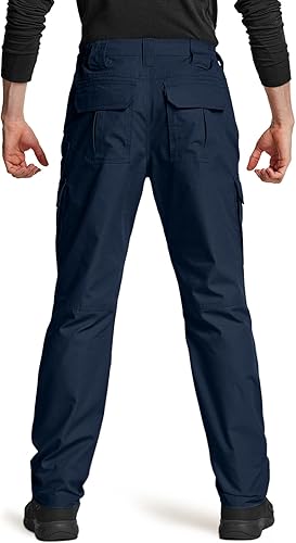 Miniatura 2 de CQR Pantalones tácticos para hombre, resistentes al agua, pantalones cargo Ripstop, ligeros EDC trabajo, senderismo, ropa para exteriores