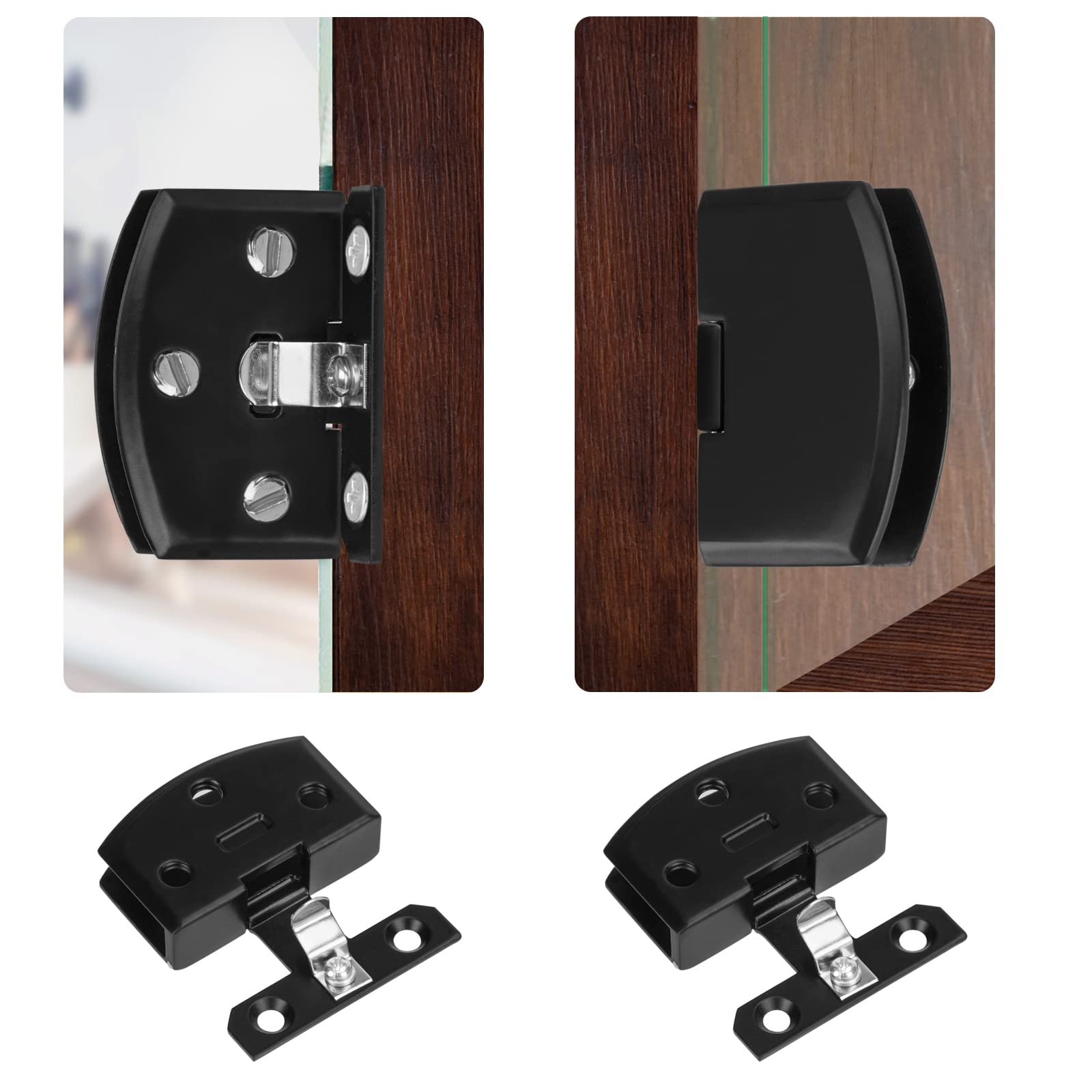 Cerniera In Vetro In Lega Di Zinco Da 90 Gradi Kit Cerniere