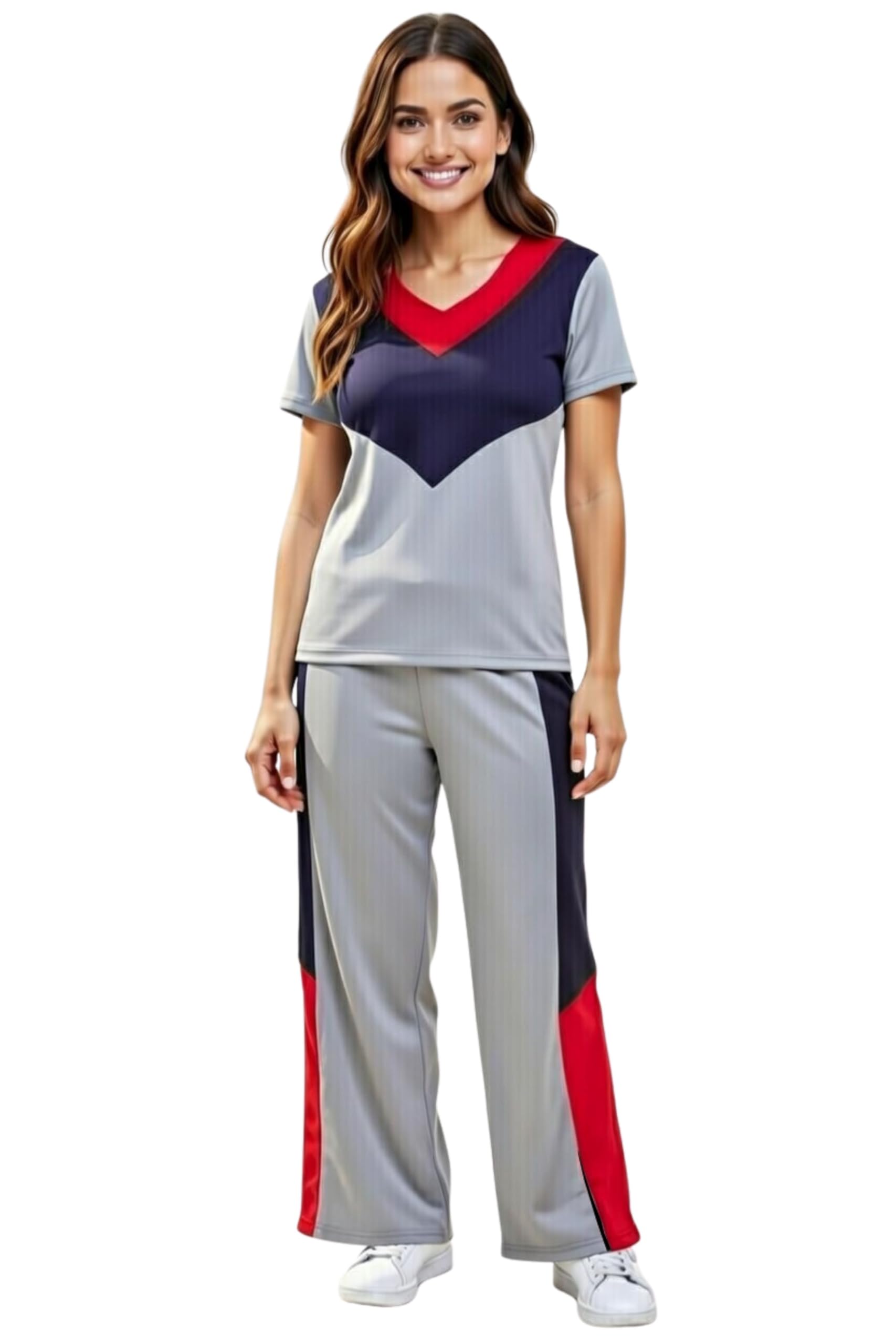 Women's Premium Polyester Nightwear Set | Round Neck T-Shirt & Pyjama Pants | Stylish Casual Sportswear Set-image-42