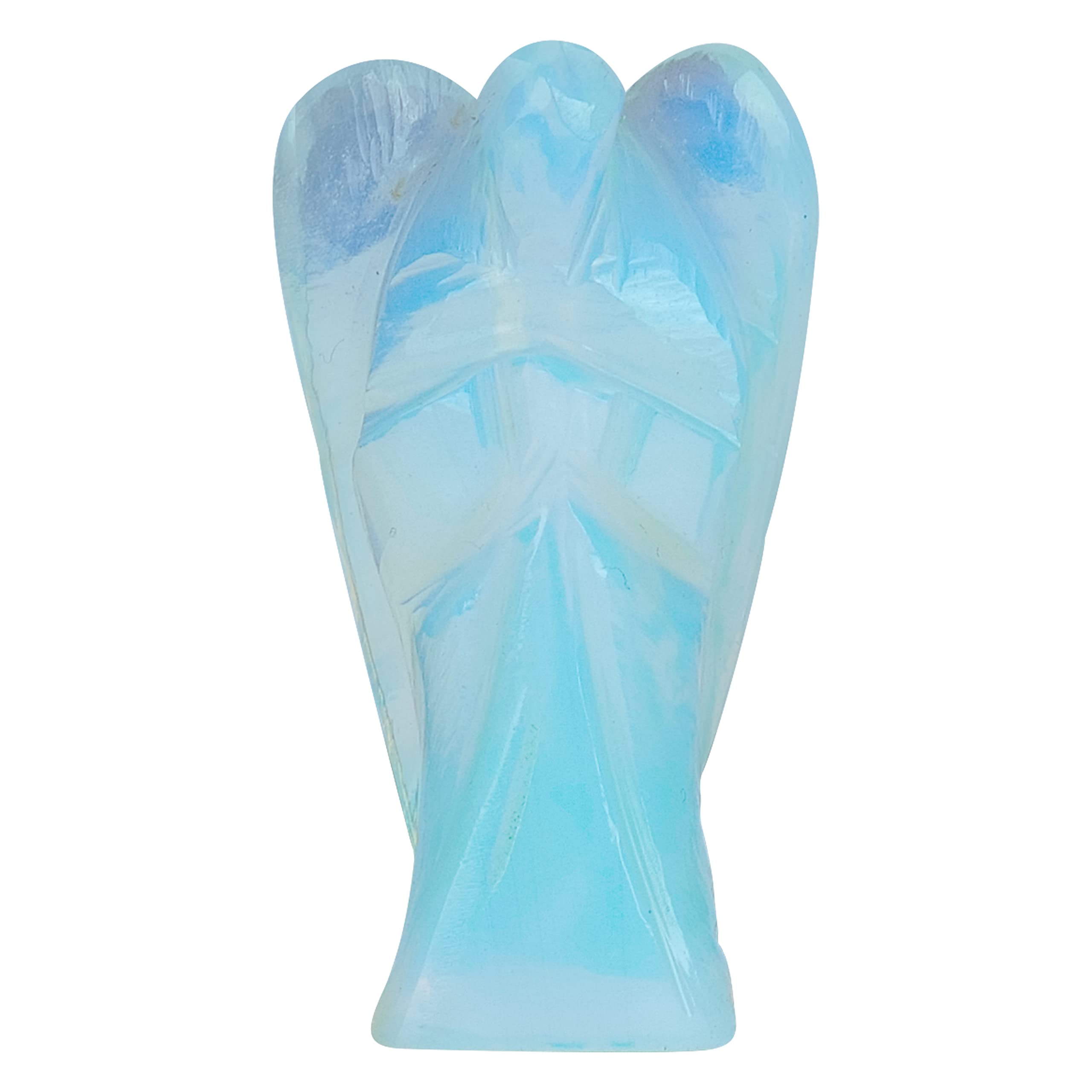 Opalite Pocket Angel - Gemstone Angels - Guardian Angel - Crystal Decor - Pocket Angel - Spiritual Gifts - Guardian Figurine - Collectible Figurines