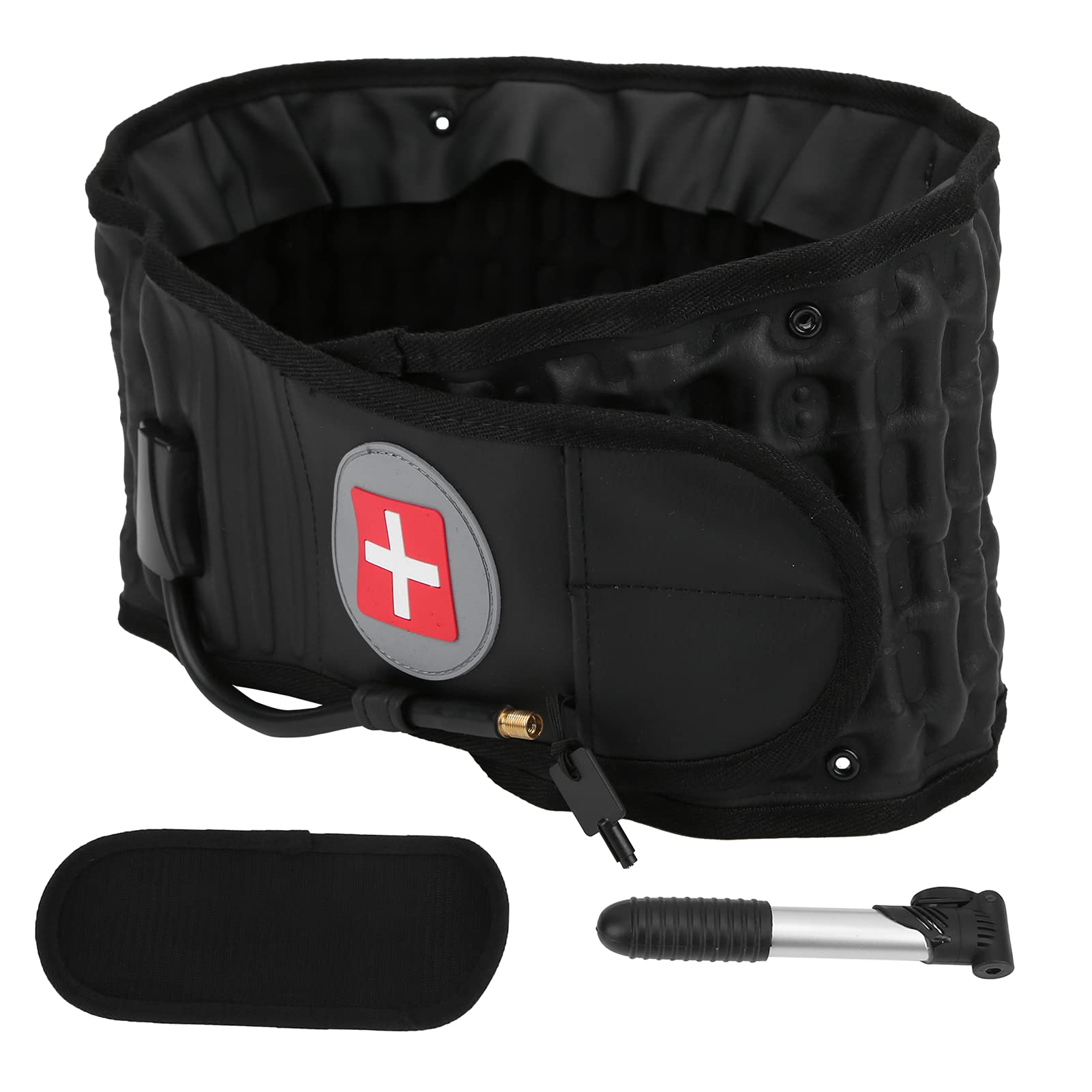 01 Ceinture de Soutien Lombaire, Ceinture Dorsale de décompression réduisant la Pression discale Ceinture de Soutien Dorsal Gonflable de Taille réglable pour Le Soutien Lombaire pour Hommes et