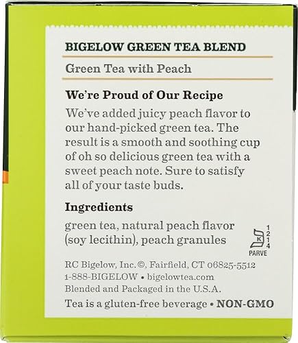 Vista 23 de Bigelow Tea Té Verde con Mango, 20 ct