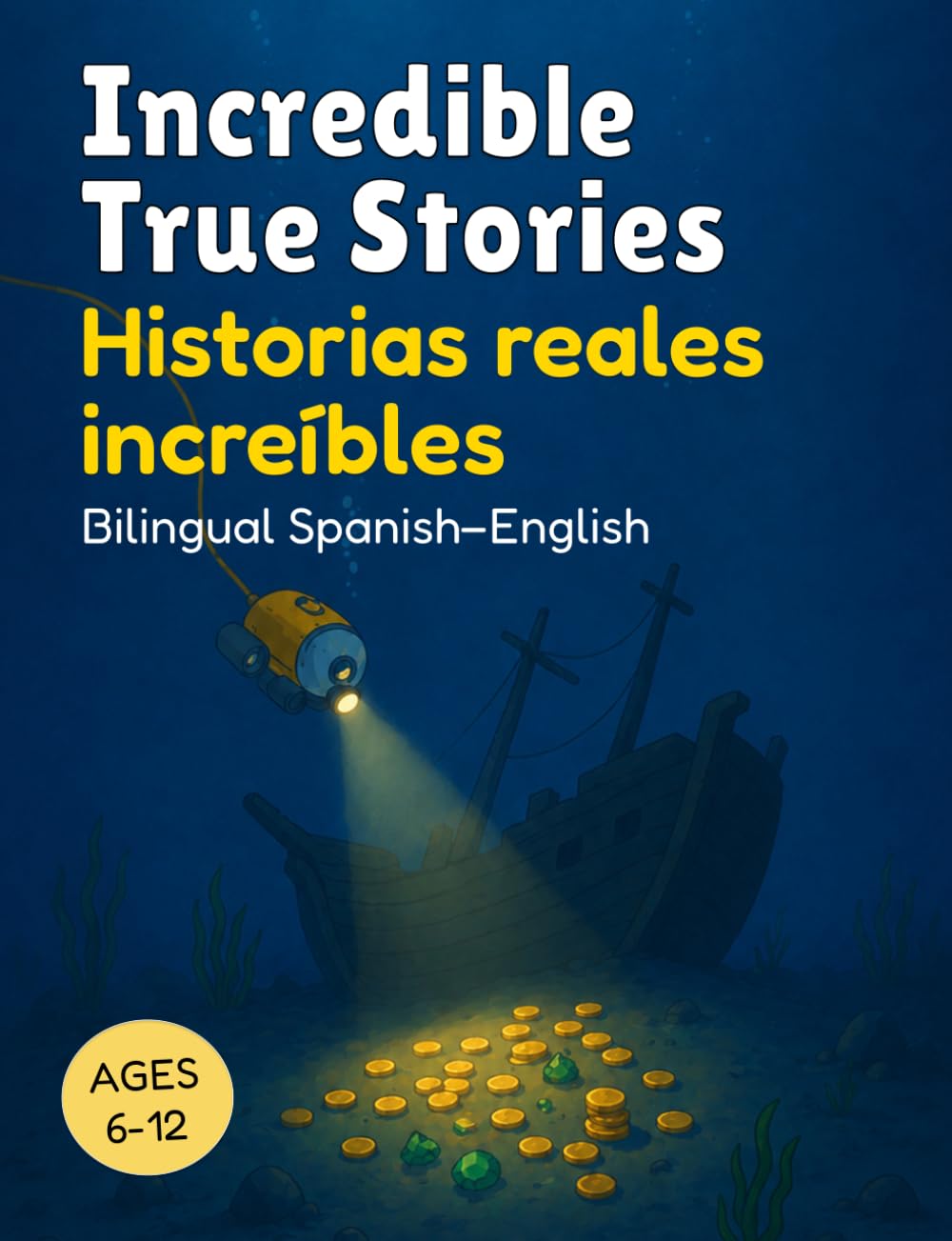 Incredible True Stories | Historias reales increíbles: Spanish-English Bilingual Stories for Kids (Wooden House Bilingual Learning Series)