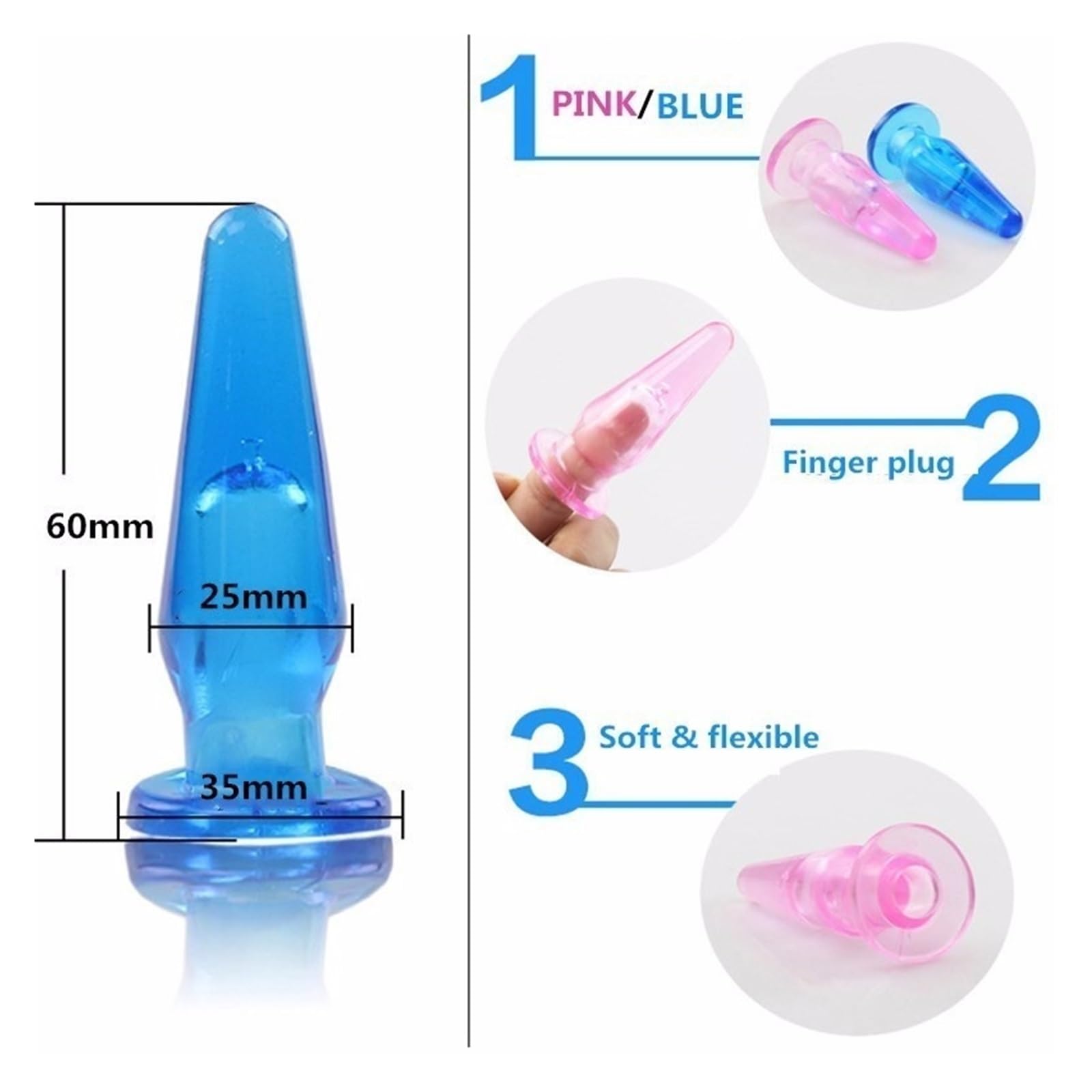 anal plug prostata Sinnlicher Anal Prostata Stimulator aus Edelstahl main image 0