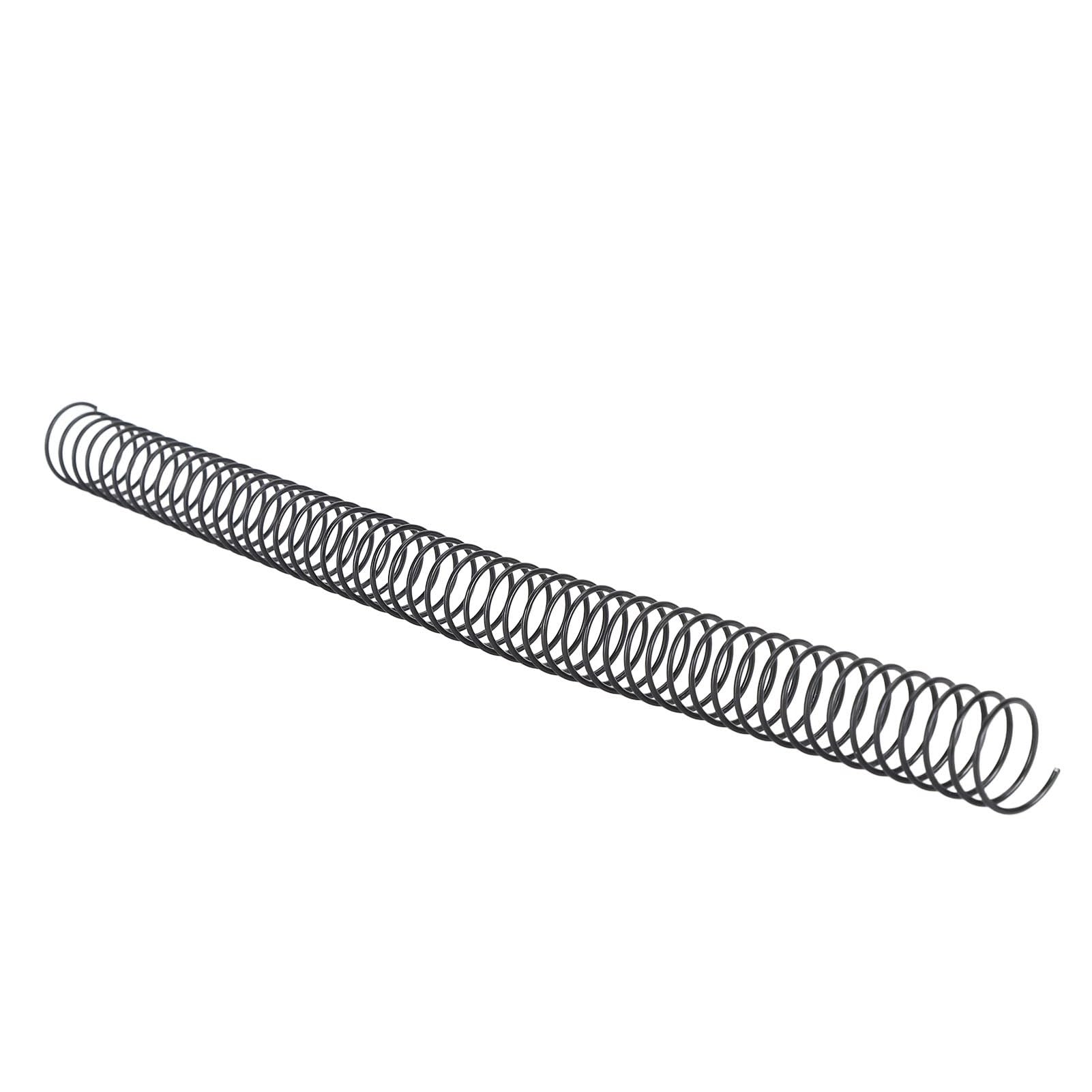 Do zwojów spiralnych o średnicy 16 mm, pojemność 140 arkuszy, 48 pętli, krok 4:1, wytrzymały materiał metalowy, obrót o 360 stopni, do dokumentów (kolor czarny)
