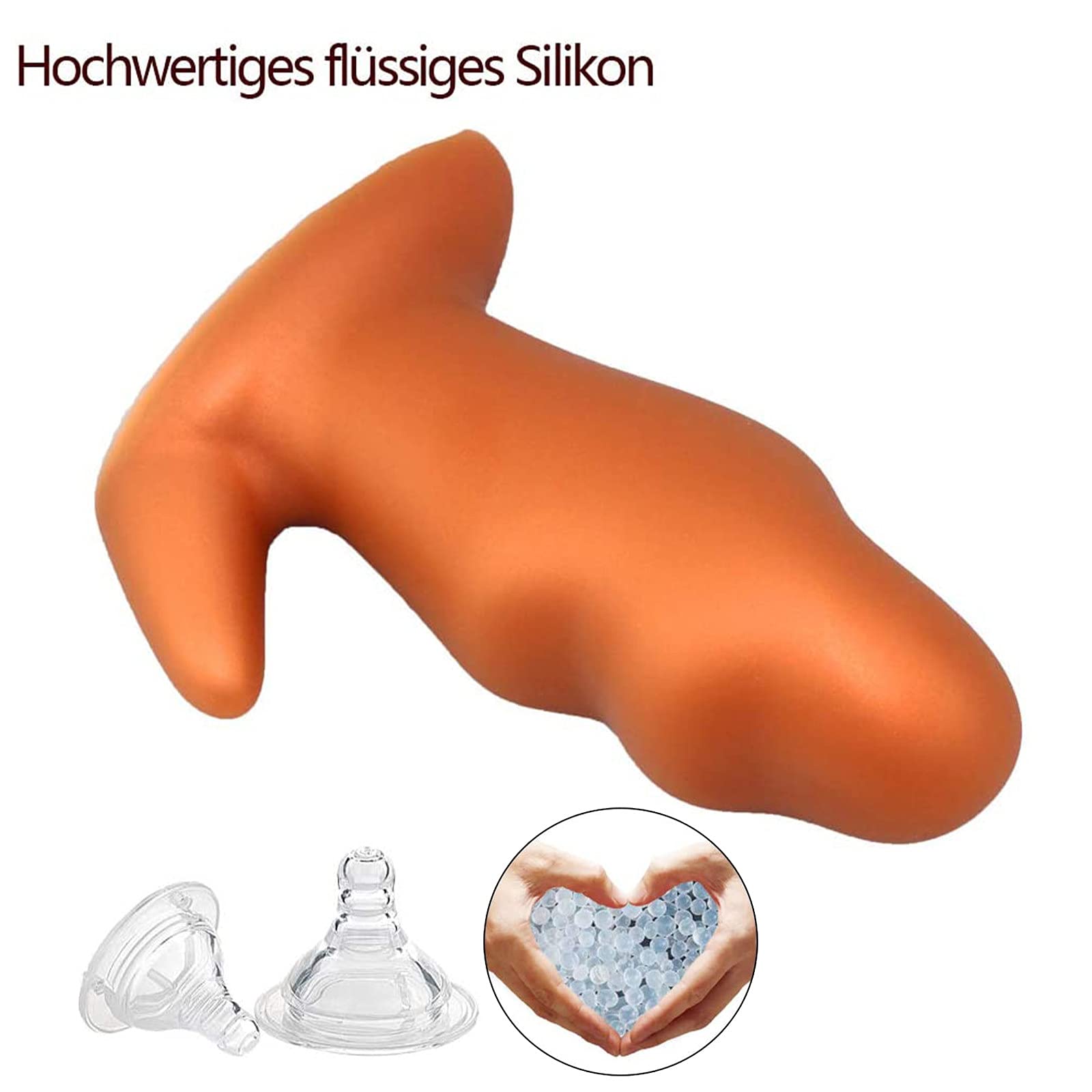 Plug anale Butt Plug Set stimolatore della prostata - Plug anale in silicone Massaggio del punto G Dilatatore dell'ano Falli anali Palline anali Doccia anale Fetish Masturbazione Giocattolo sessuale(G