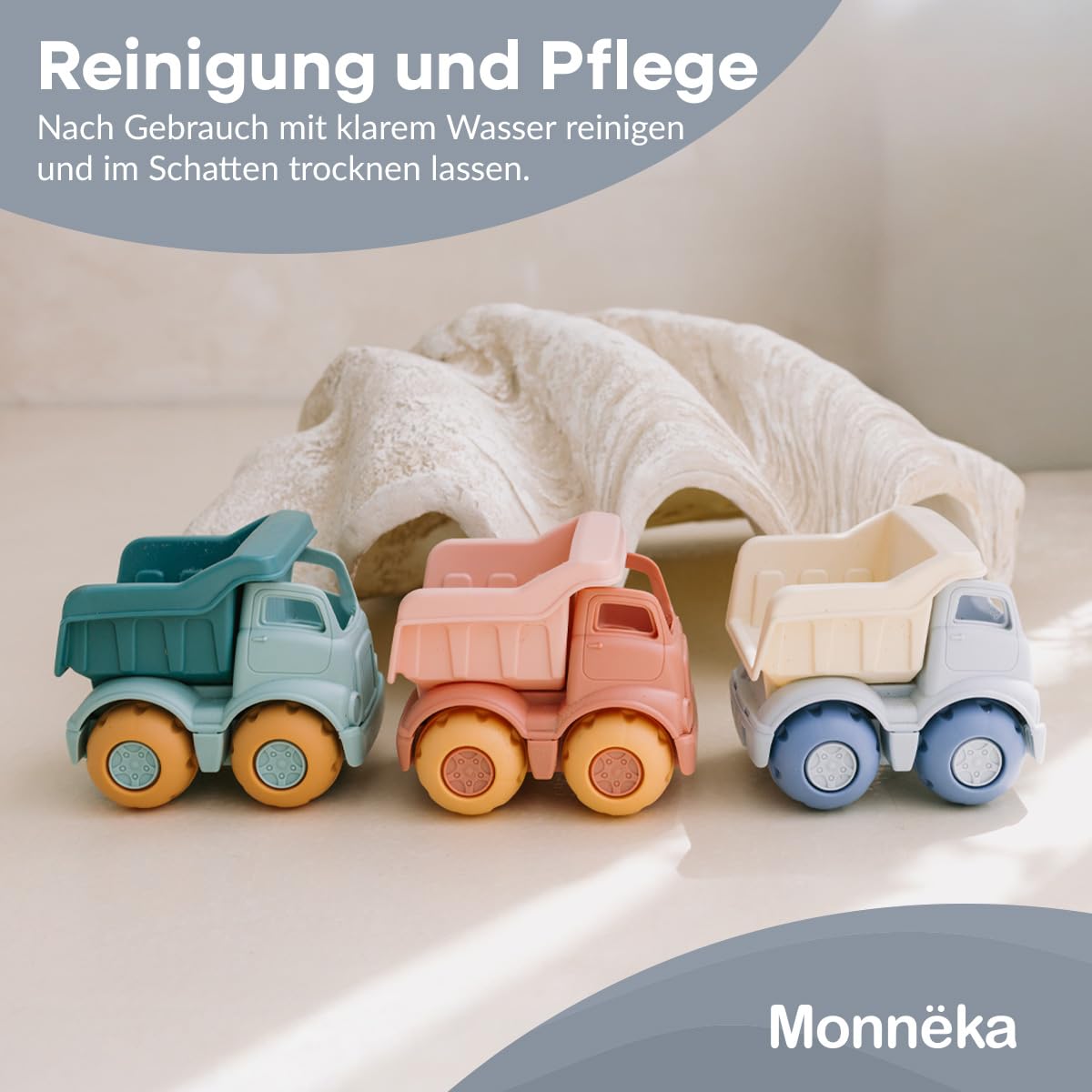 Strandspielzeug Set | Nachhaltiges Sandspielzeug | Enthält Verschiedene Teile | Leicht und tragbar für Strand oder Garten | Umweltfreundlich und sicher | Hippos