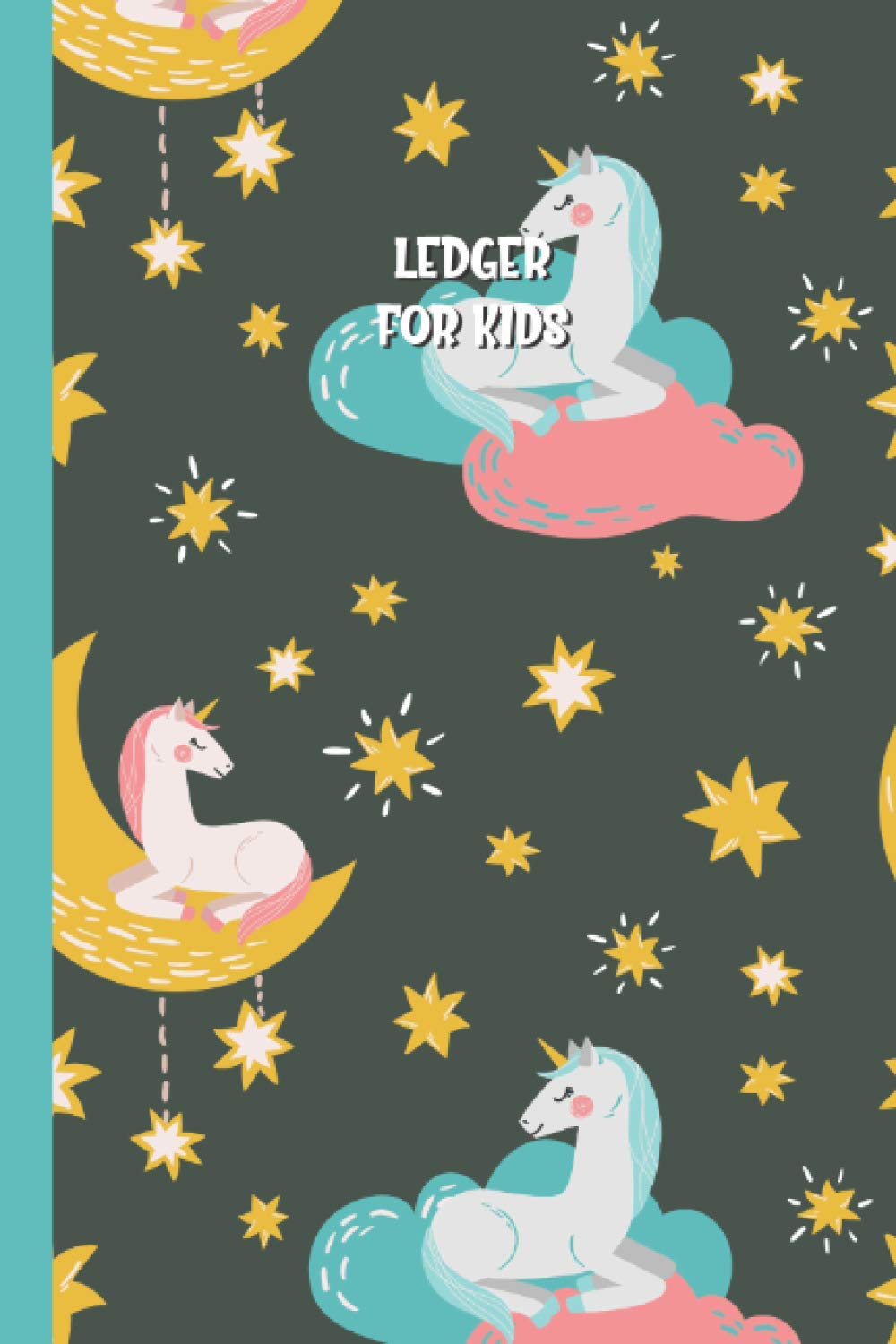 LEDGER FOR KIDS: ALLOWANCE CHART, Chore Chart for Multiple Kids, Accounting Ledger and Savings Tracker