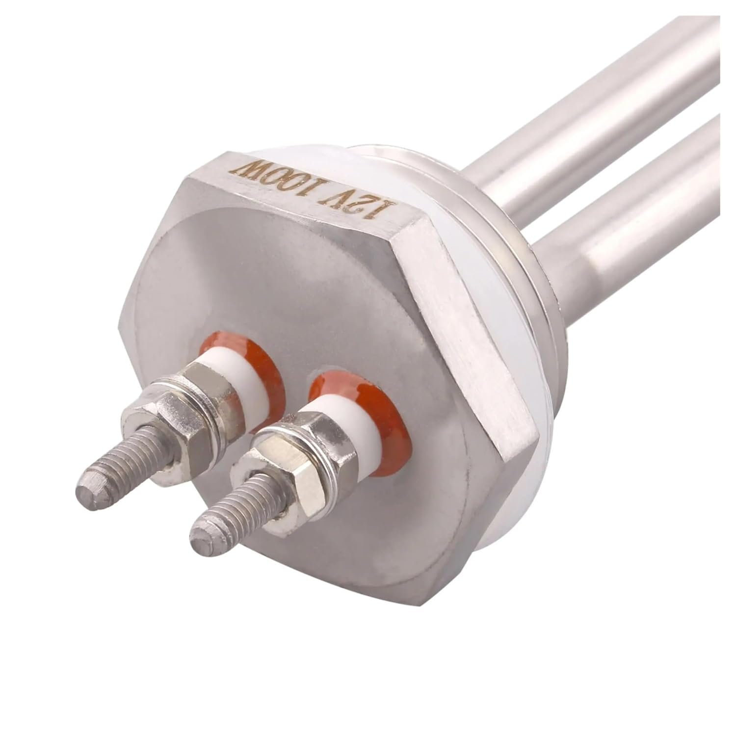 DN25 Heating Element U Type Immersion Water Heater with 1Inch Thread Electric Tubular 12v 100/150/200w 24v 300w/900w