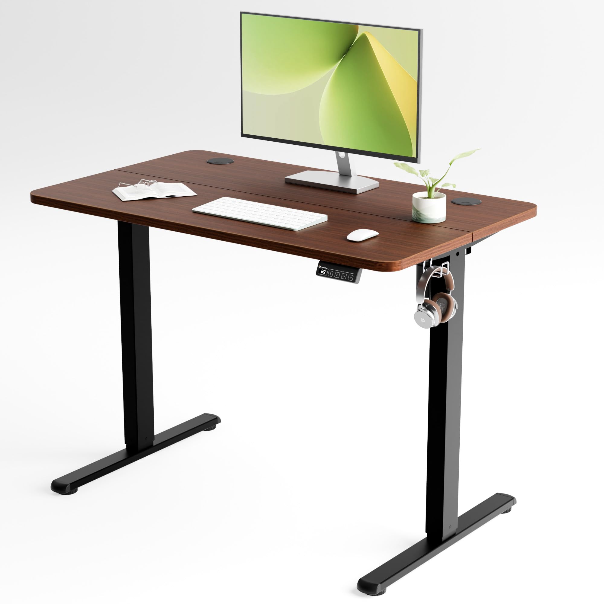 Amazon | ERGOMAKER 電動式昇降デスク 幅100×奥行60CM 高さ昇降範囲73