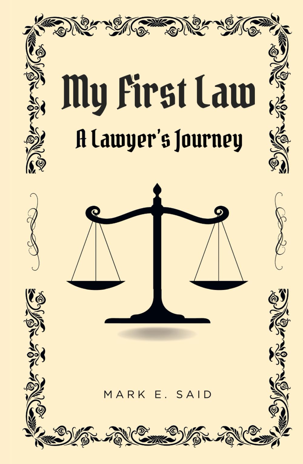 My First Law: A Lawyer's Journey