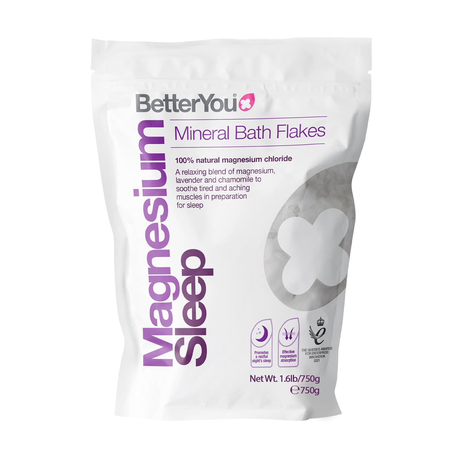 BetterYou Magnesium Sleep Bath Salt for Unisex 26.4 oz