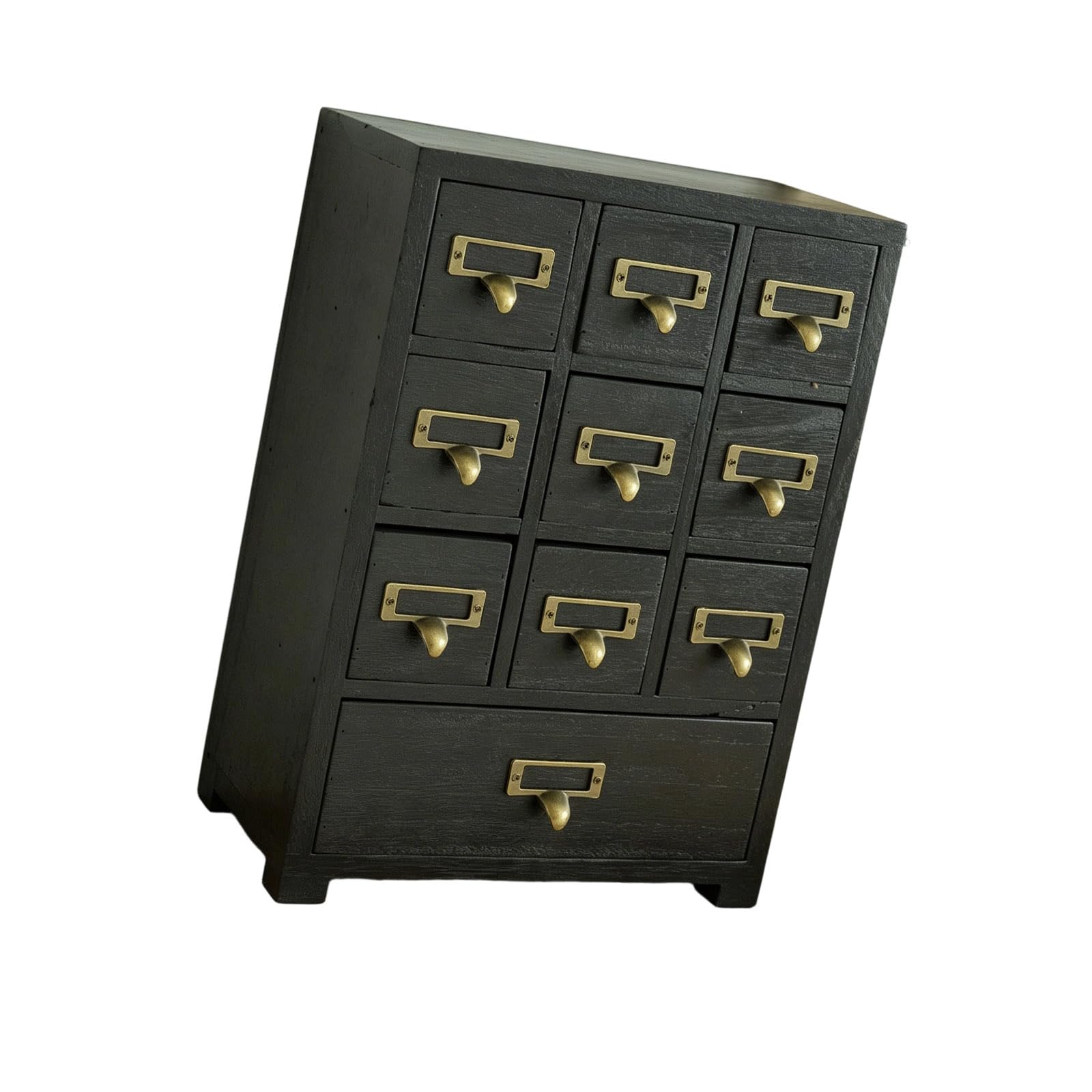 TQUXNGA Space Saving 9 Drawer Organizers for Stationery Cosmetics Wooden Desktop Storage Unit for Efficient Organization Small Item Planner