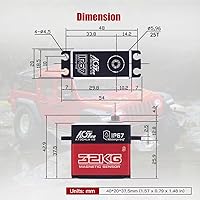 Vista 7 de ARX-482R RC Reciver y AGFRC A73CHLW V2 70.5 lbs Servo sin núcleo