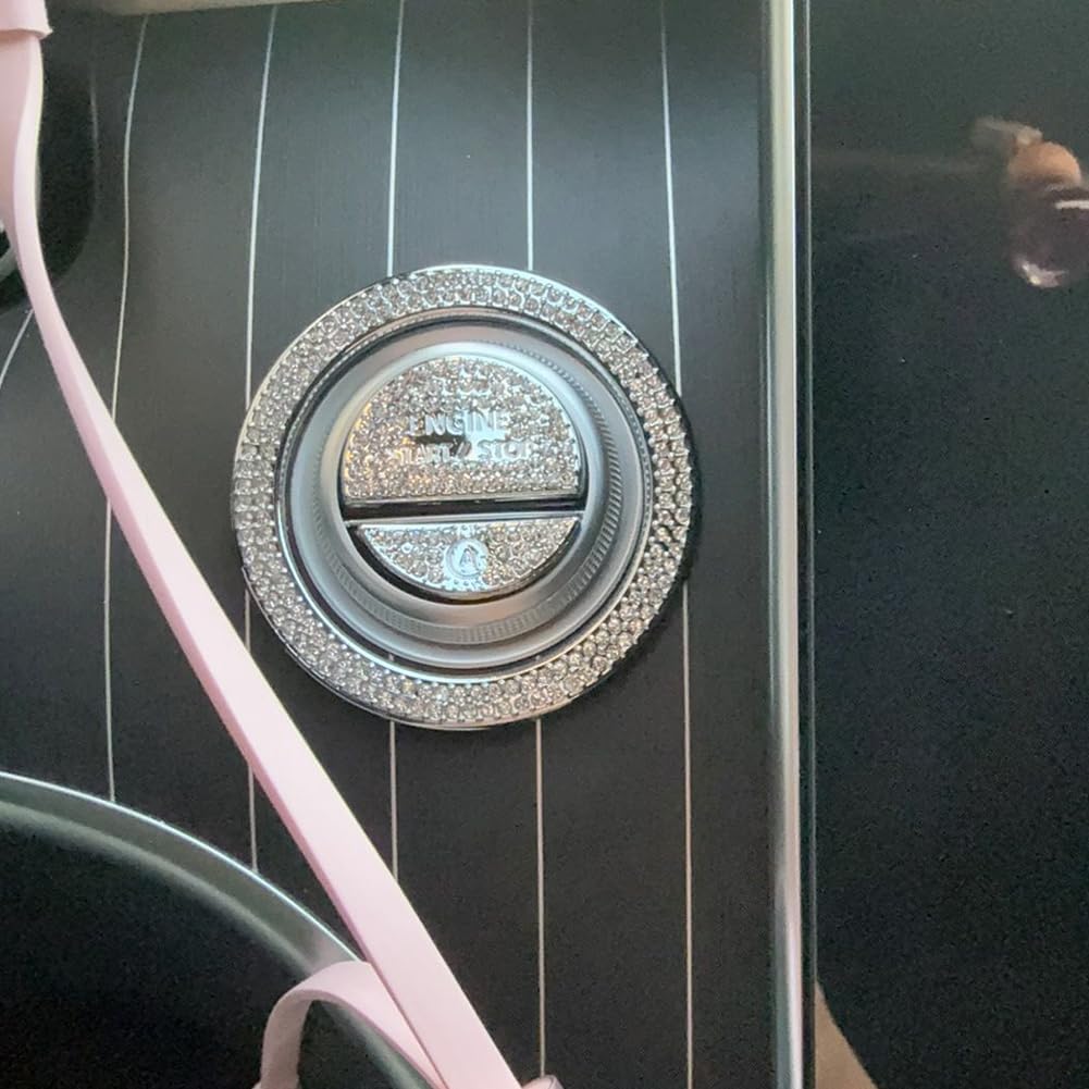 Compatible with Mercedes Benz C GLC Class Start Stop Button Cover Sticker