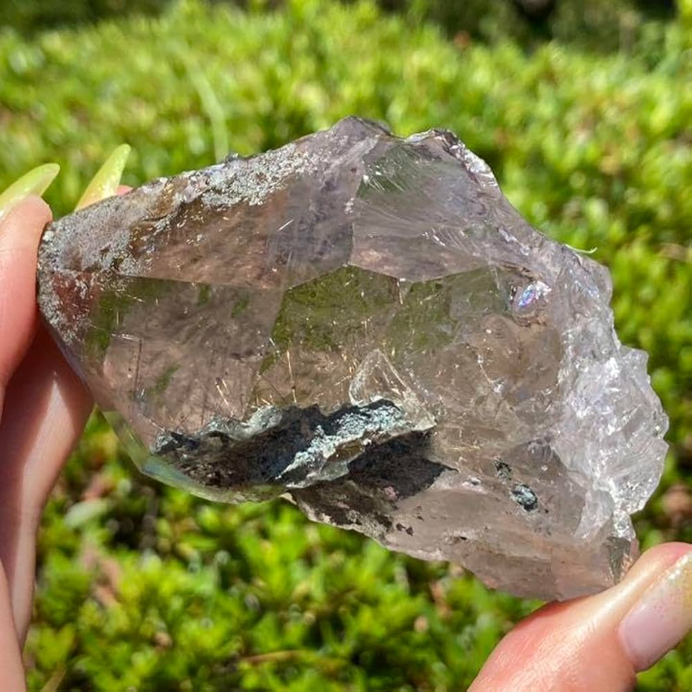 ヒマラヤクォーツ マニハール ルチル入り 原石 ヒマラヤ水晶 ルチルクォーツ Amazon.co.jp: ヒマラヤクォーツ マニハール ルチル入り 原石