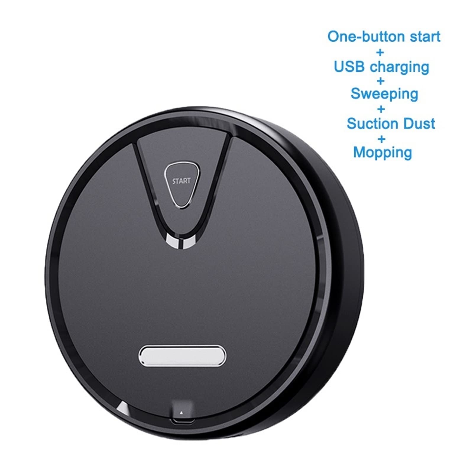DieffematicJQX Odkurzacz automatyczny Robot Vacuum Cleaner One-Click Start Vacuum Mopping Sweeping 3-in-1 Smart Home Cleaning Removal Robot Wet Dry Mop