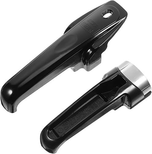 YARNOW Mango universal para olla a presión, asas de repuesto de plástico antiquemaduras para tapa y cuerpo de olla a presión, negro, accesorios de