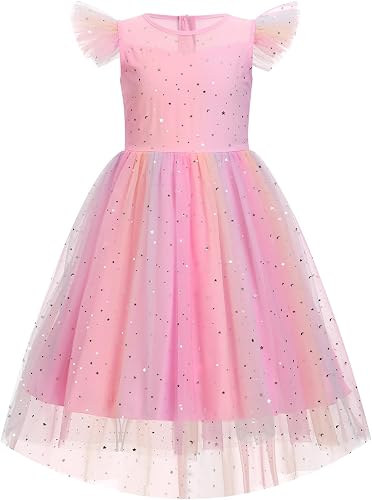 Flower Girl Formal Wedding High-Low Tulle Dress Tween Flutte