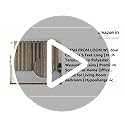 Image of FRESH FROM LOOM Window Floral Blackout Curtains 5 Feet Long,High Tenacity Yarn Polyester Grommet Weaved Premium Screens for Home Office,Prada for Living Room Bedroom,Hypoallergenic(Set of 3,Beige)